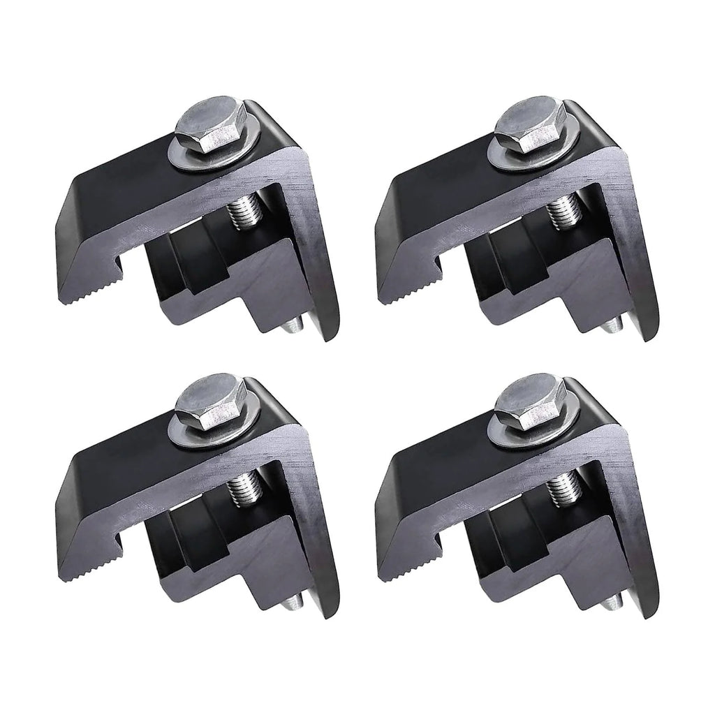 4 Pieces Water Resistant Metal Mounting Clamps for Camper Shell P28418