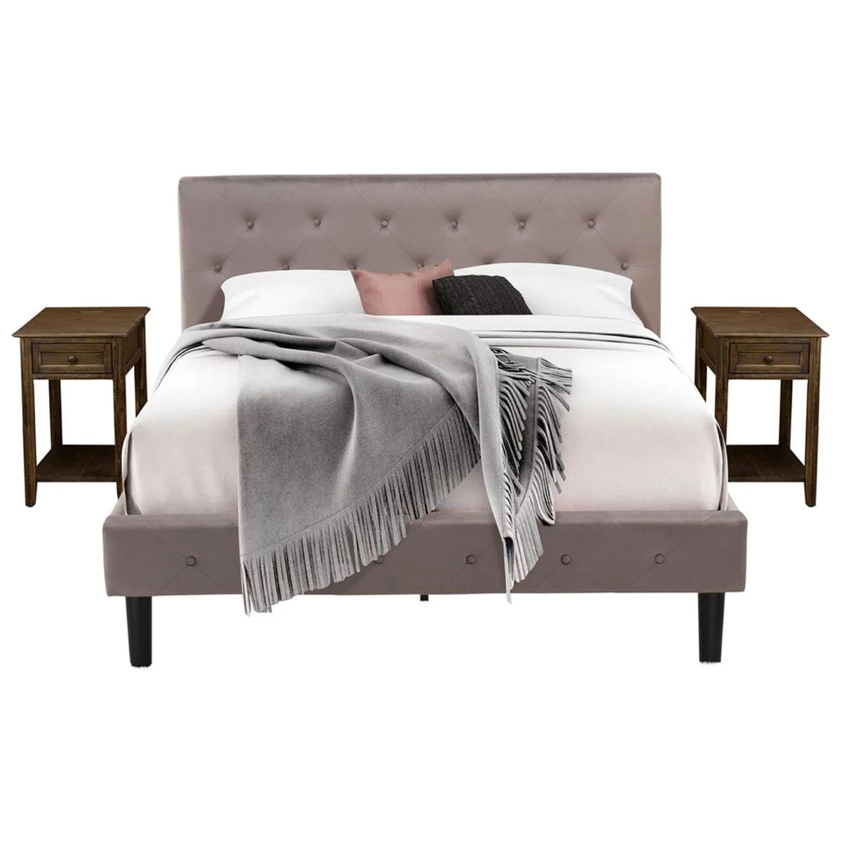 3 Pieces Wood Queen Bedroom Set Z85485