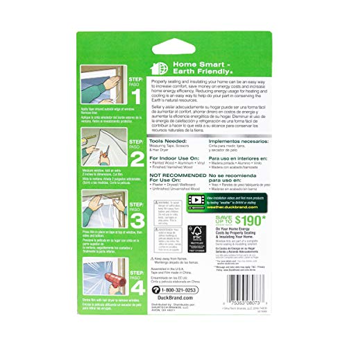 Indoor 5-Window Shrink Film Insulator Kit U375216