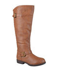 Chestnut Extra Wide Calf Dress Boots G873069