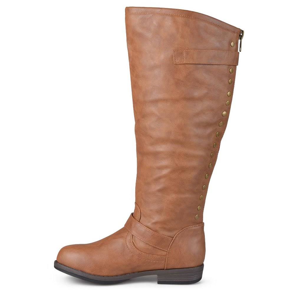 Chestnut Extra Wide Calf Dress Boots G873069