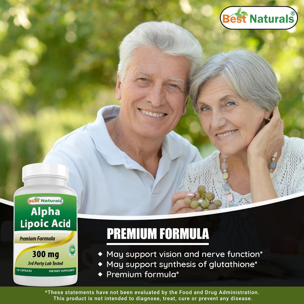 2 Pack Alpha Lipoic Acid 300 mg 120 Capsules S7599