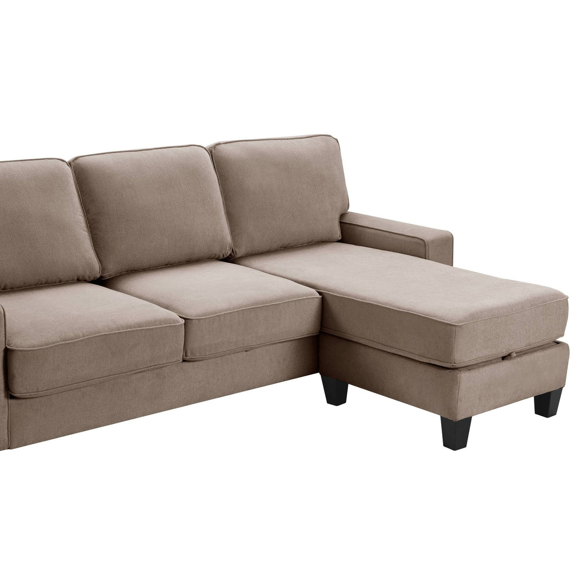 Reversible Small Space Sectional with Storage V226