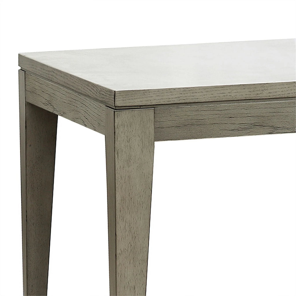 Contemporary Wood Dining Table in Dove Gray P213