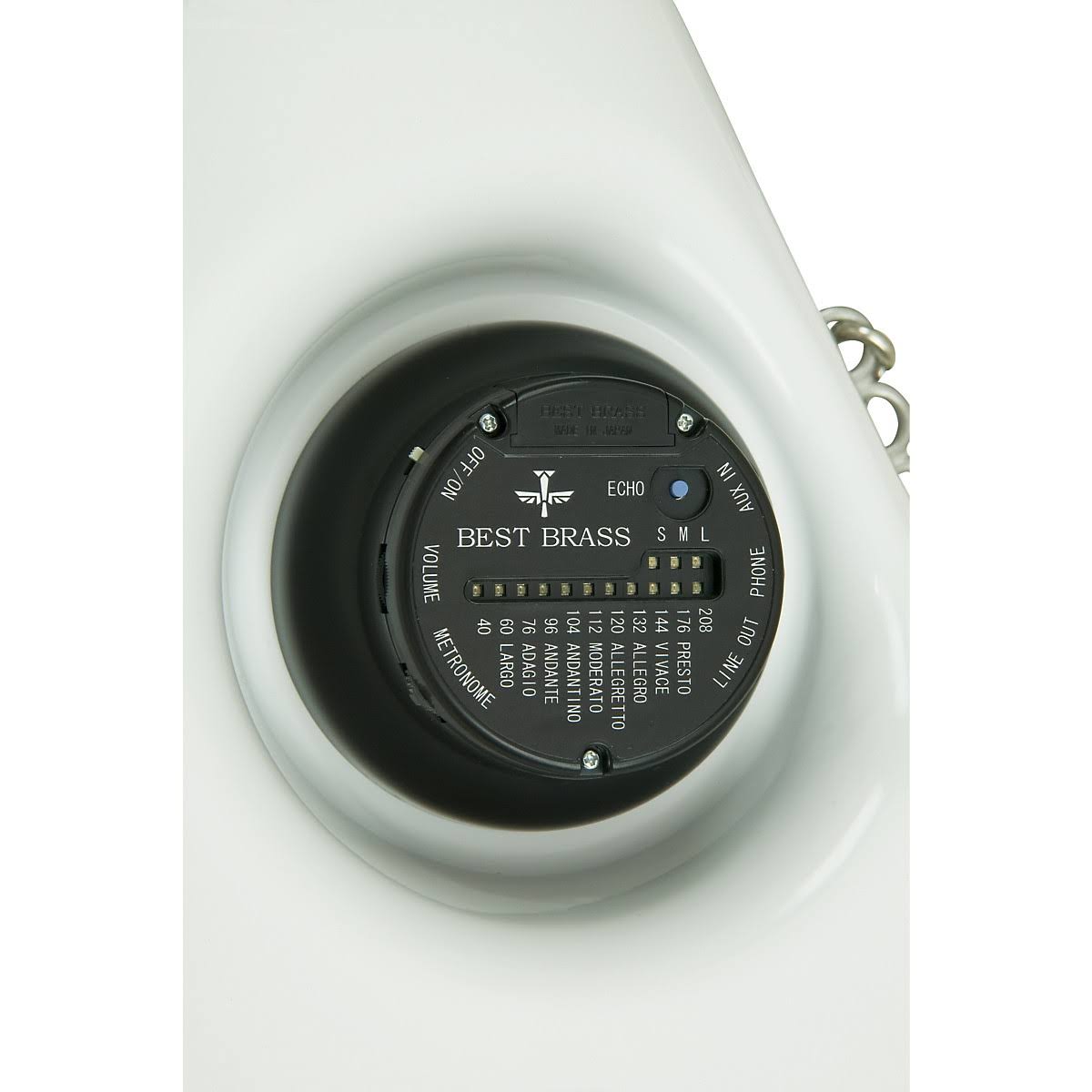 White Practice Mute System for Alto Saxophone II Y189