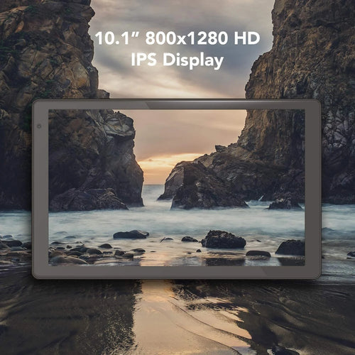 10.1” IPS Touch Screen Android Tablet, 32GB Storage (Dark Gray) K571271