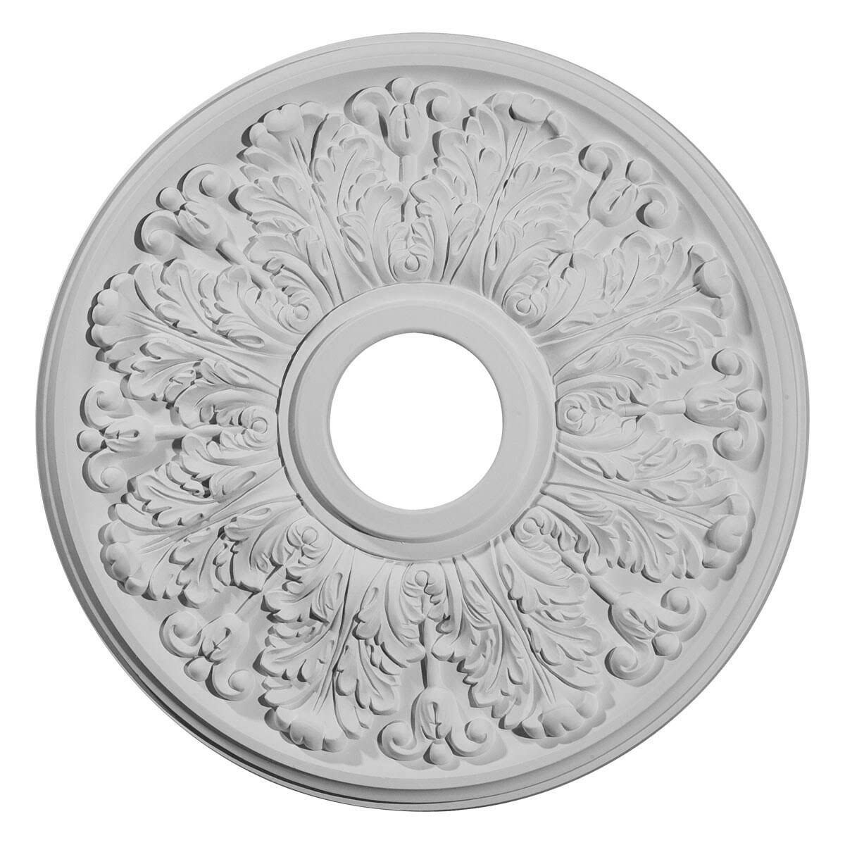 16 1/2x22OD x 3 5/8x22ID x 1 1/8x22P Hand-Painted Night Shade Ceiling Medallion F70087