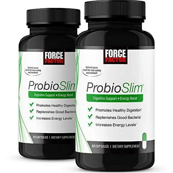 Probiotic Supplement with Green Tea Extract, 120 Capsules (2-Pack) U118