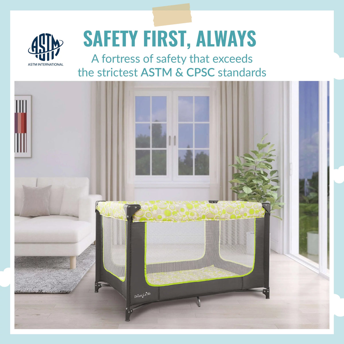 Portable Playard with Carry Bag Y428989