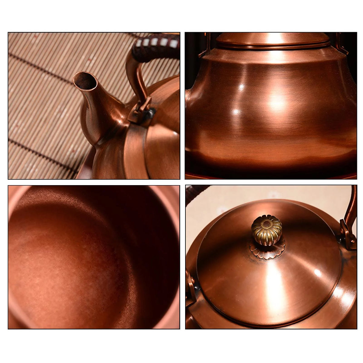 Insulated Handle Water Boiler Jug Teapot Induction Hob Camping Kettle D14598