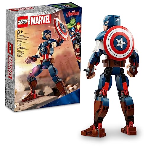 Buildable Captain America Action Figure with Attachable Shield F316818