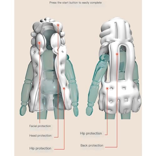 Anti-fall Airbag Vest With Head/neck/tail Airbags A372