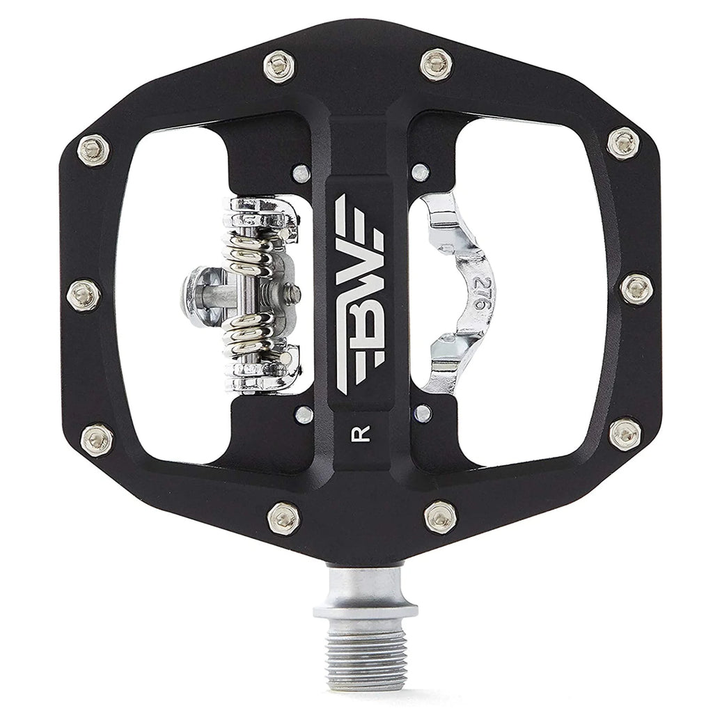 Green Clipless Mountain Bike Pedals with SPD Cleats V345759