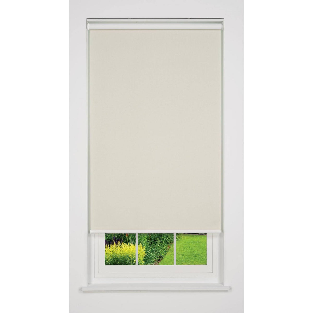 Beige Cordless Blackout Roller Shade 72 W x 78 H D74674
