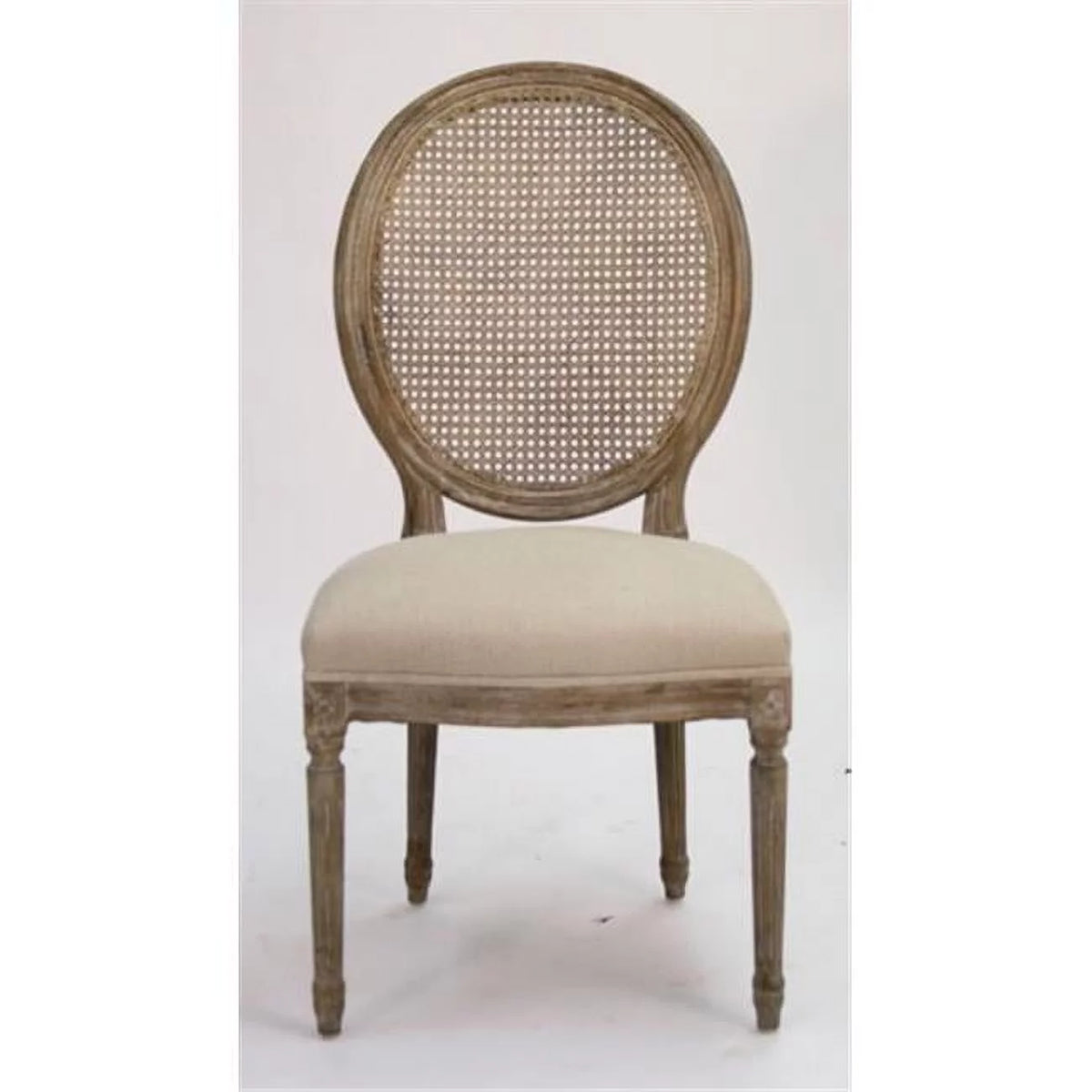 Limed Grey Oak Side Chair O202