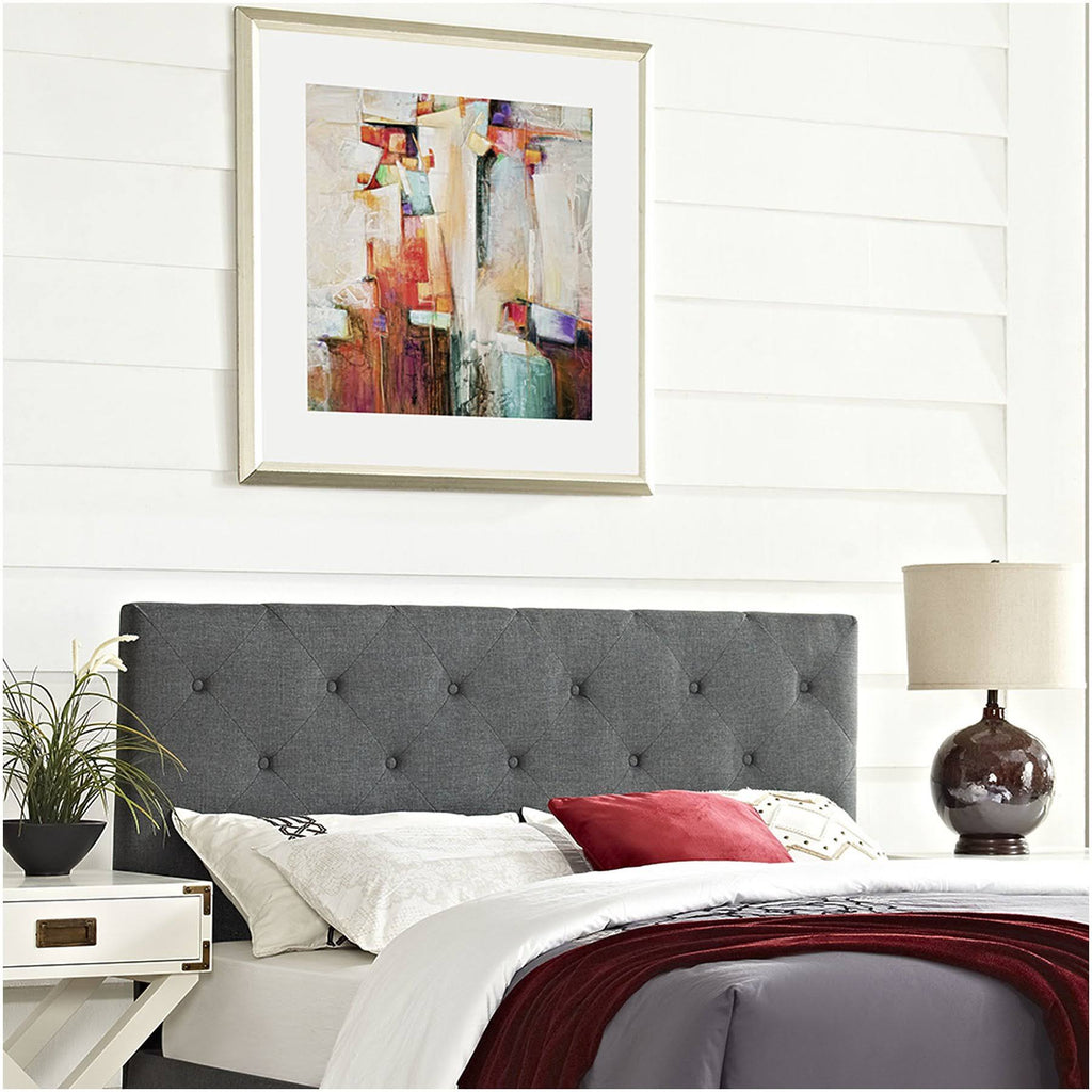 Gray Fabric Headboard, Full N308413