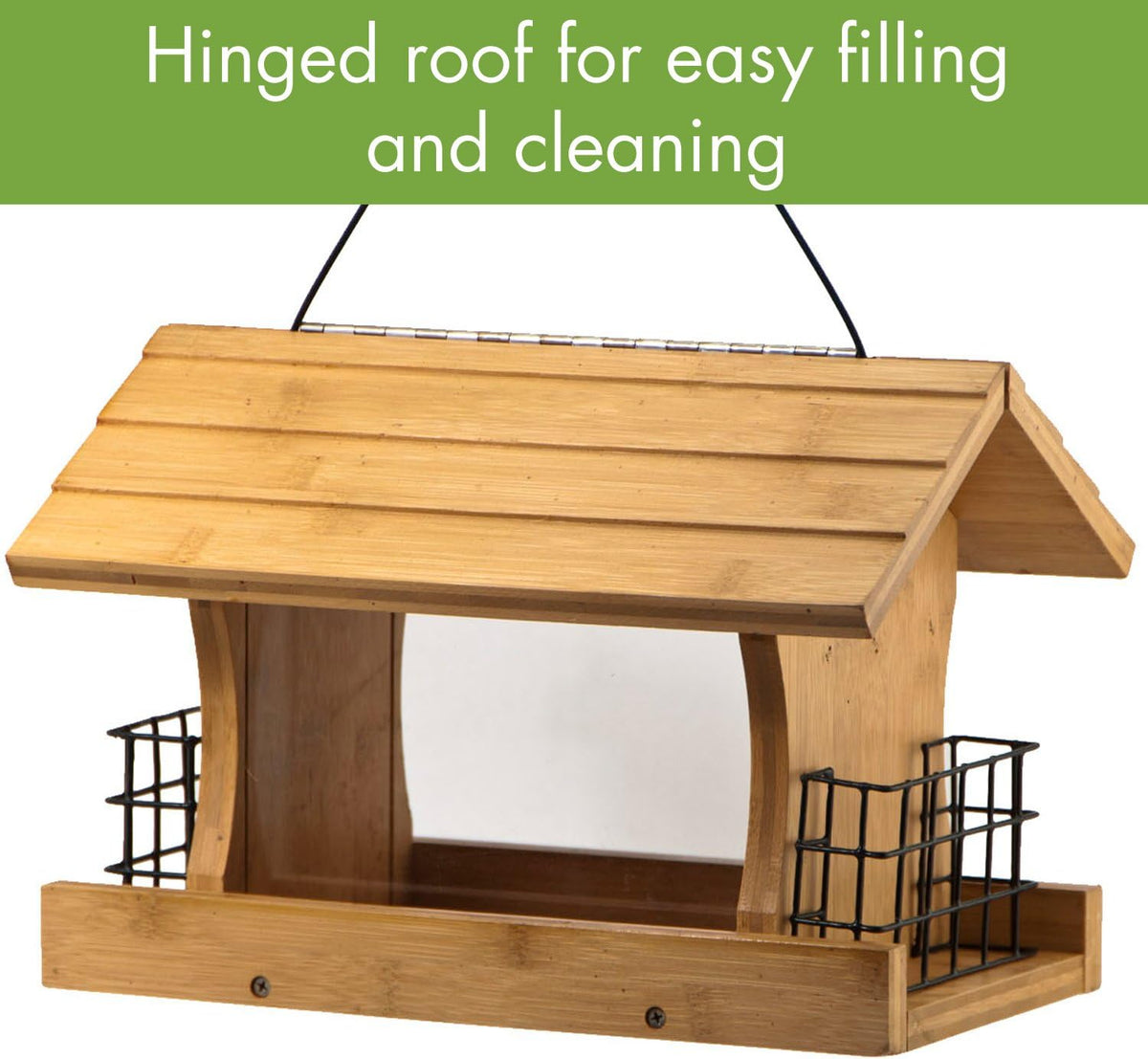 Bamboo Ranch Feeder with Suet Holders Pack of 2 M444298