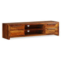 Sheesham Wood TV Stand with 2 Storage Drawers C756947