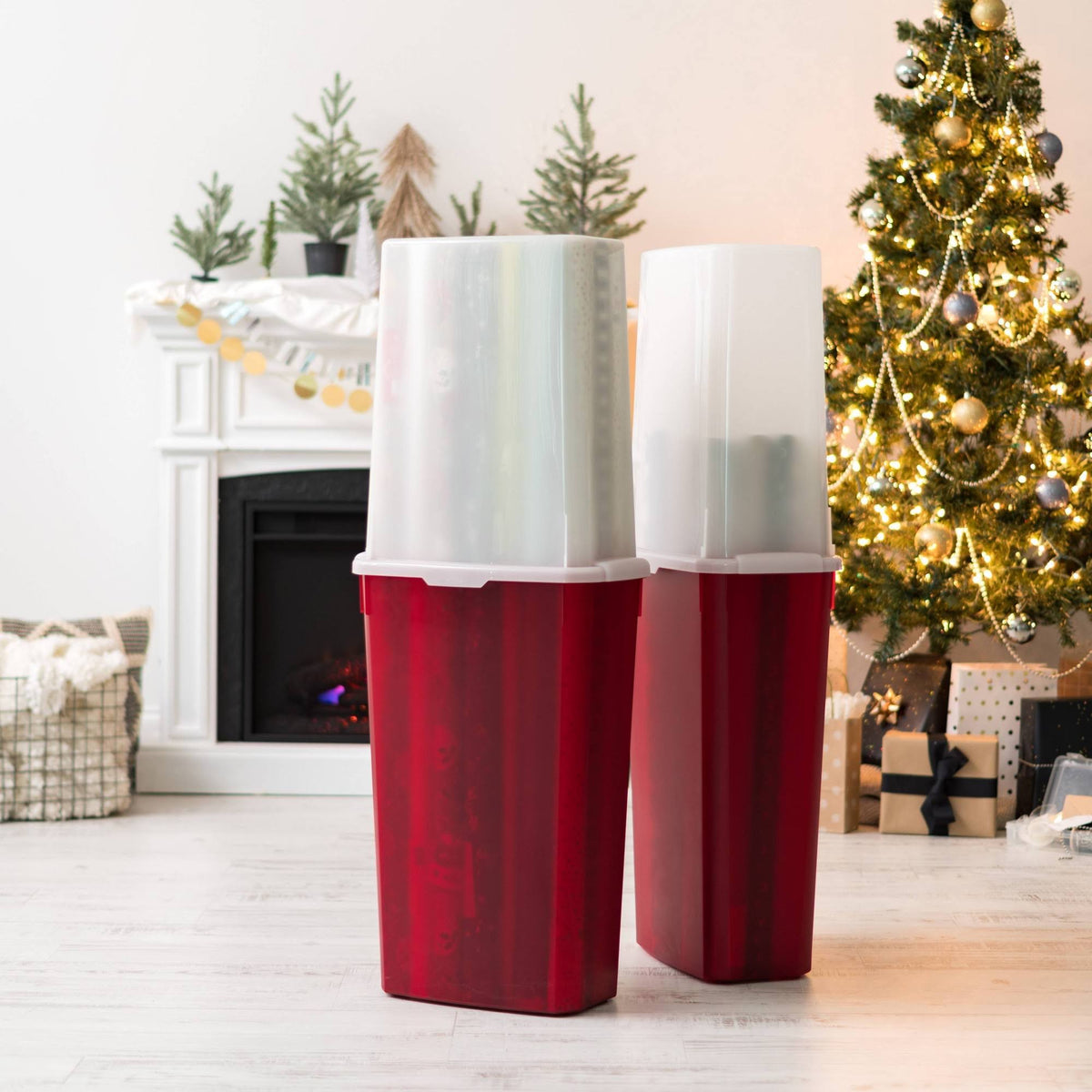2 Pack Holiday Vertical Wrapping Paper Box S120
