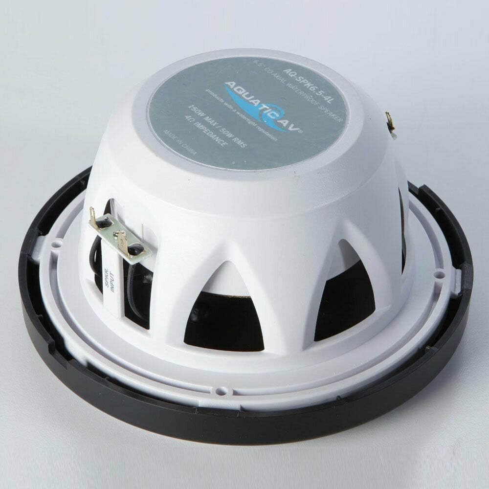 Black 6.5" Co-axial Speaker, 1 Pair N1133