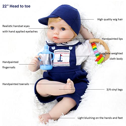 22 inch Realistic Weighted Baby Dolls J2026