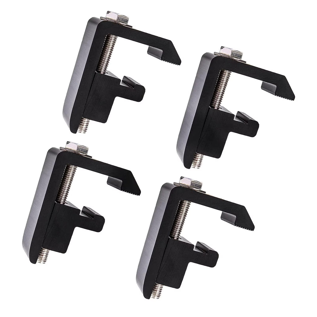 4 Pieces Water Resistant Metal Mounting Clamps for Camper Shell P28418