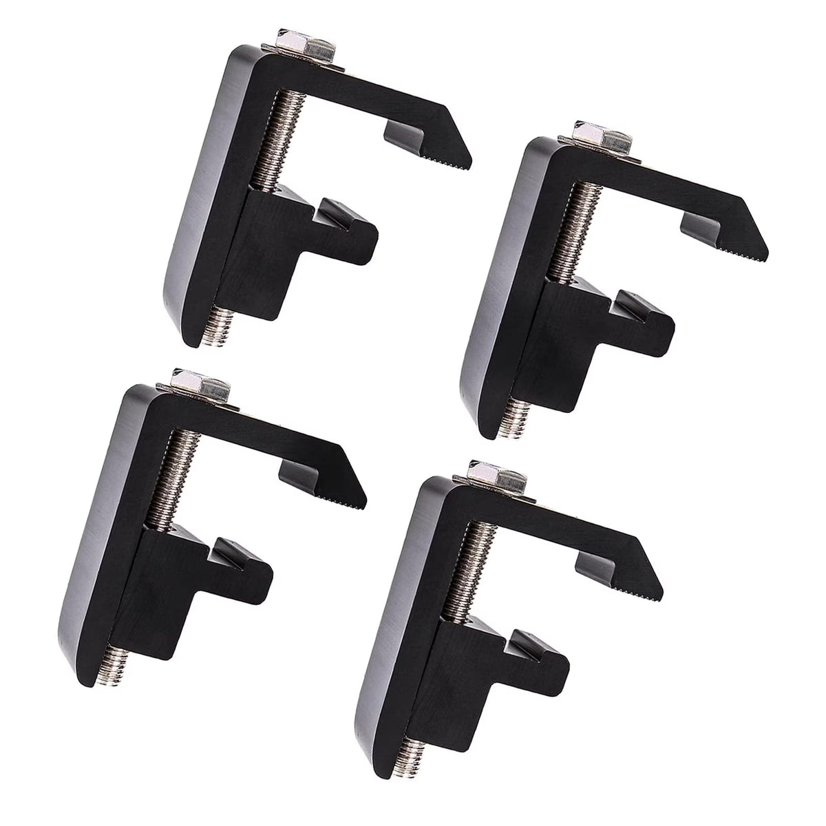 4 Pieces Water Resistant Metal Mounting Clamps for Camper Shell P28418