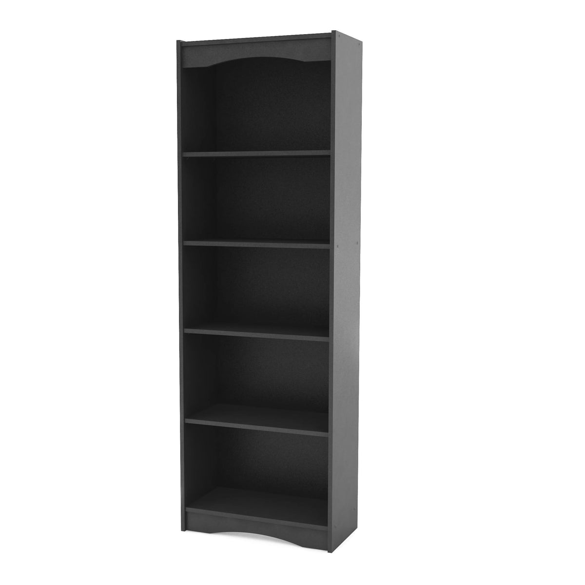 Midnight Black Tall Bookcase D875