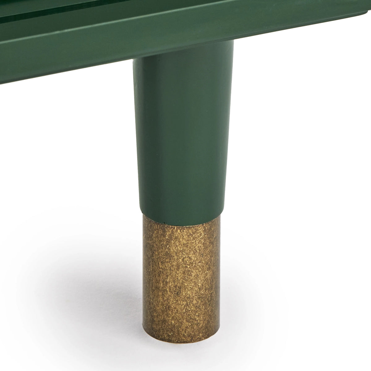 Green Painted Wood TV Stand D387740