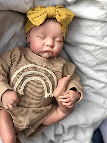 18 inch Lifelike Reborn Silicone Vinyl Sleeping Baby Doll D303