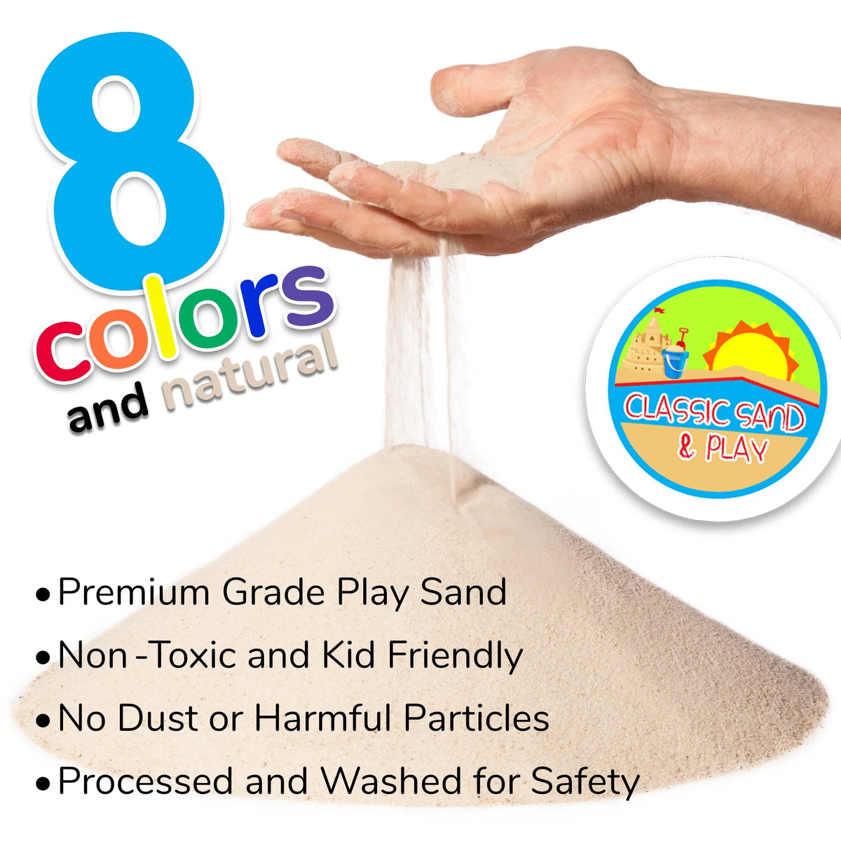 Red Colored Play Sand, 5 lb. Bag V893156