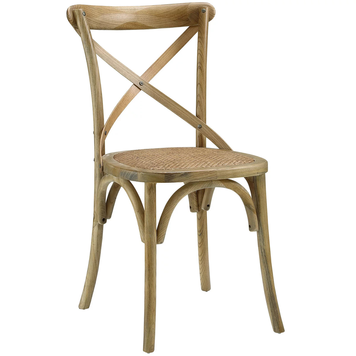 Brown Wood Dining Side Chair F782716