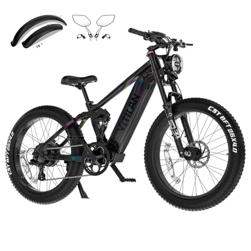 26 Inch Fat Tire Electric Bike with Full Suspension S463