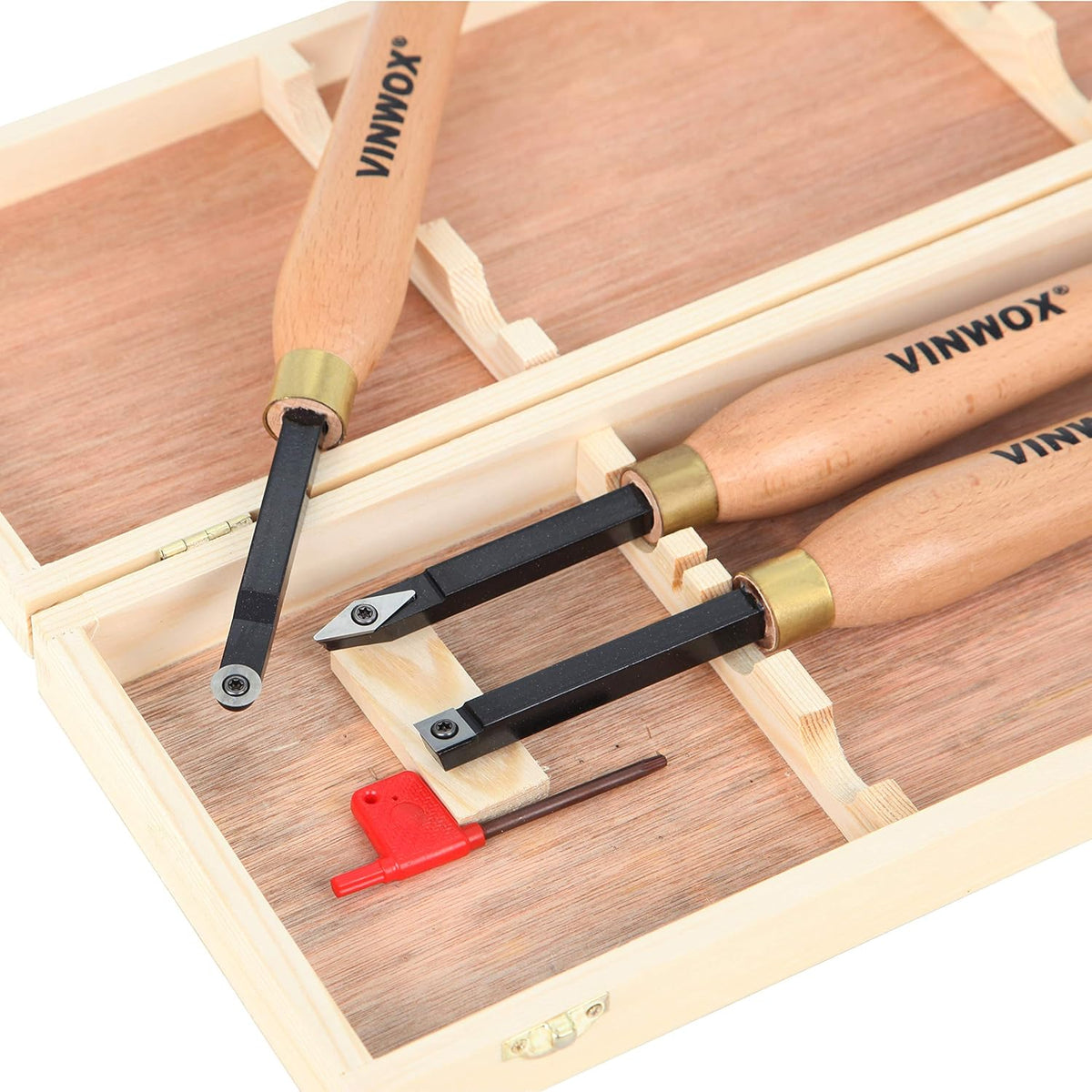 3 PCS Carbide Wood Lathe Turning Tool Set S215