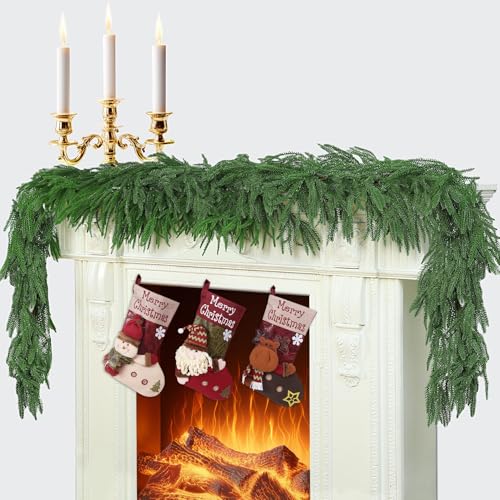 6 Ft 2 Pcs Artificial Norfolk Pine Garland Y15534