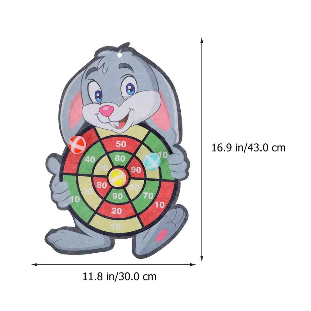 2 Sets Dart Board Game with Sticky Balls T246