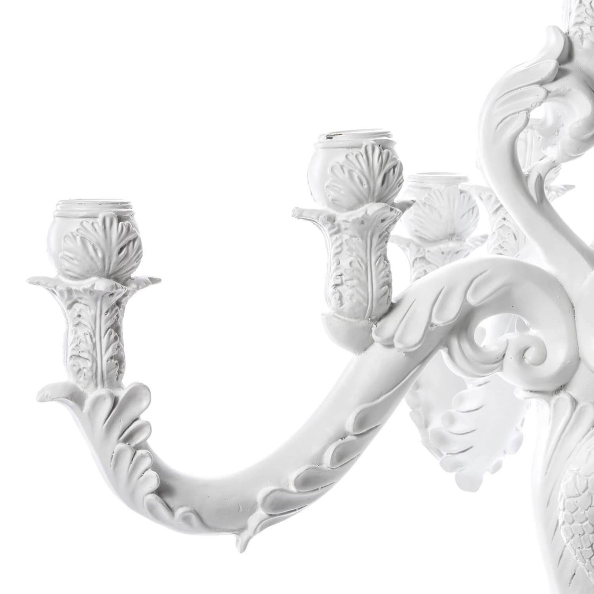 White Candelabra W8457