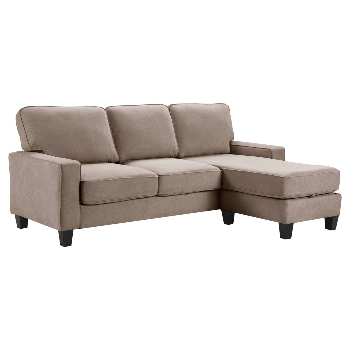 Reversible Small Space Sectional with Storage V226