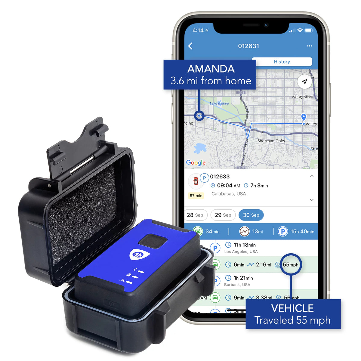 GPS Tracker with Magnetic Case A2729