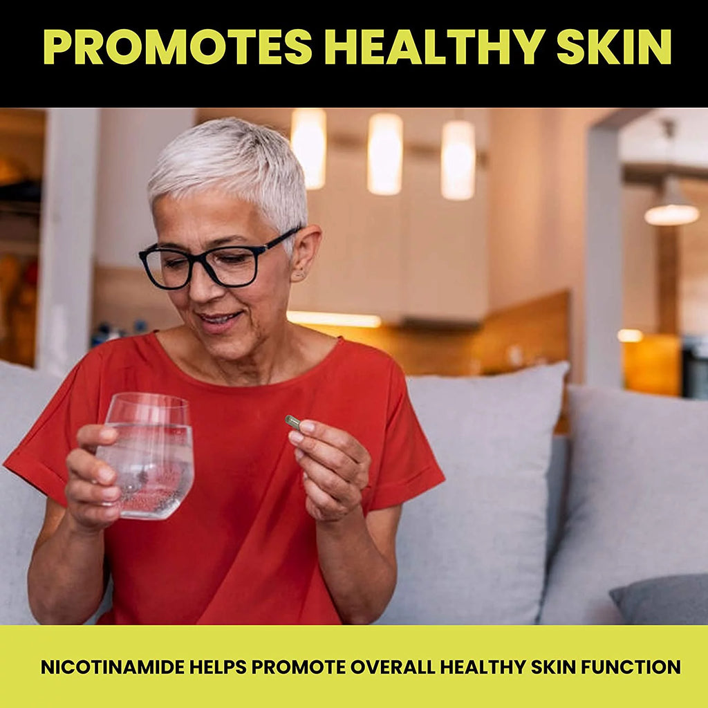 Nicotinamide with Vitamin D3 & B3 120 Capsules C899614