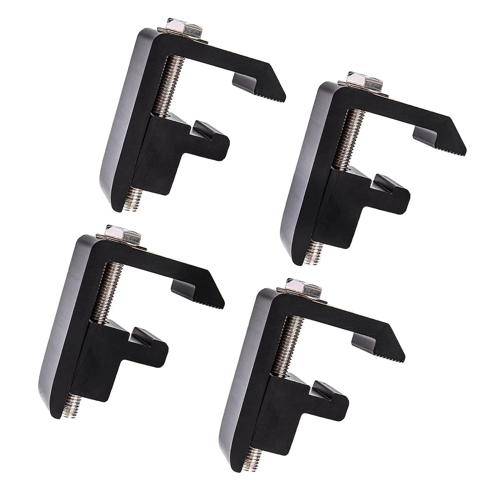 4 Pieces Water Resistant Metal Mounting Clamps for Camper Shell P28418