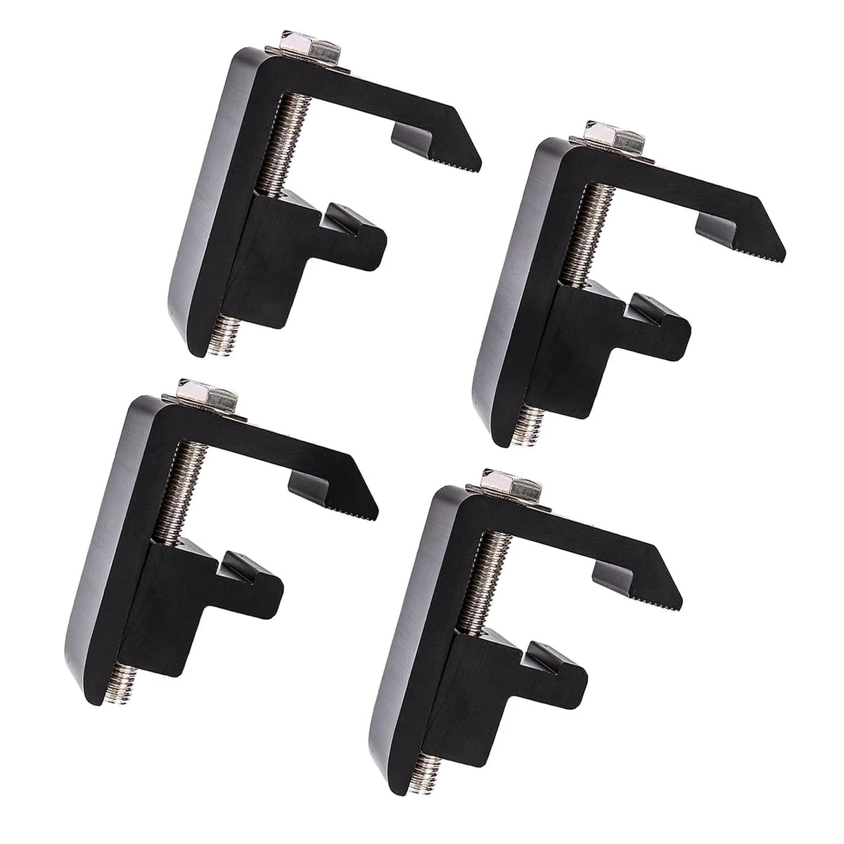 4 Pieces Water Resistant Metal Mounting Clamps for Camper Shell P28418