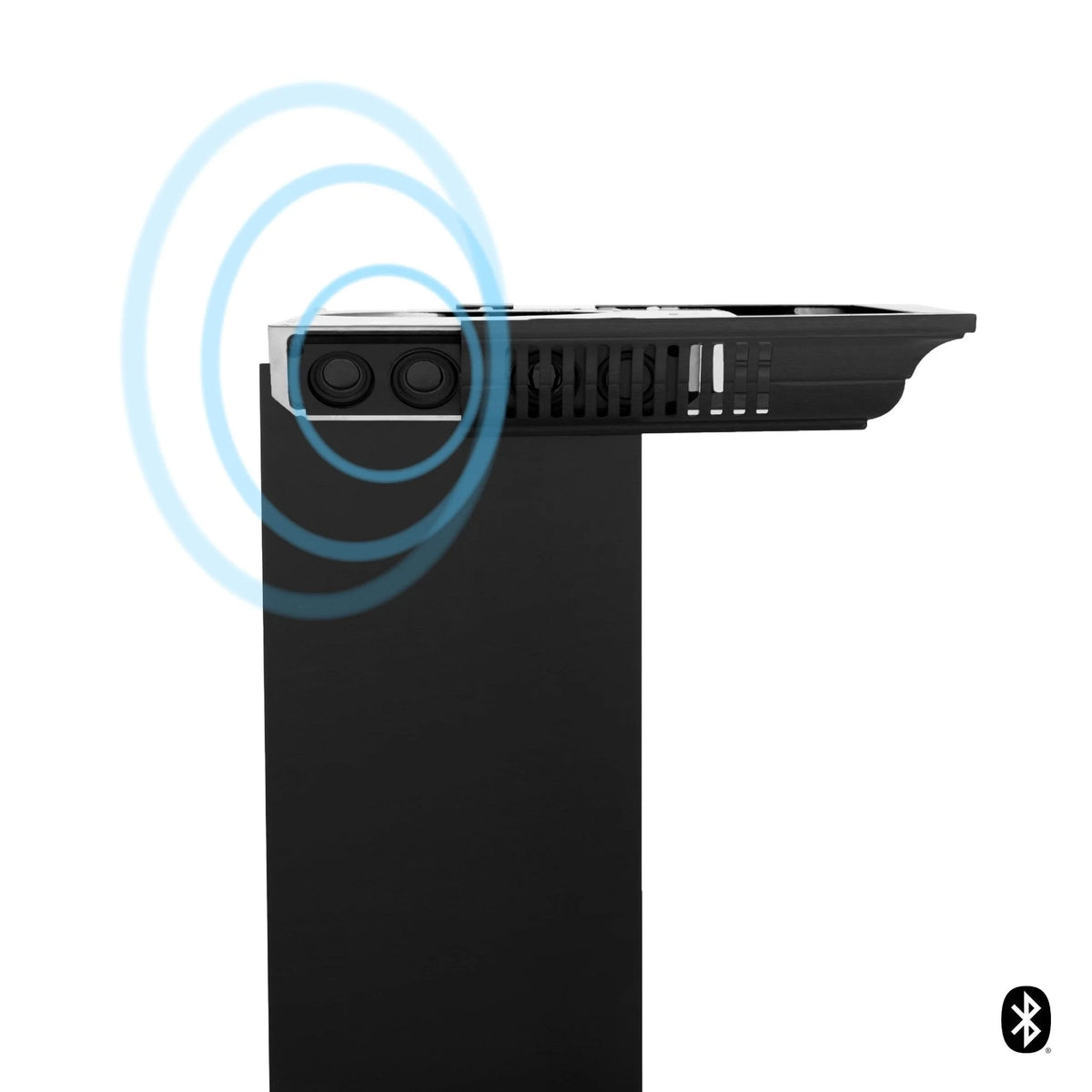 42 Island Mount Range Hood Black Stainless Steel with Built-in Speakers P181