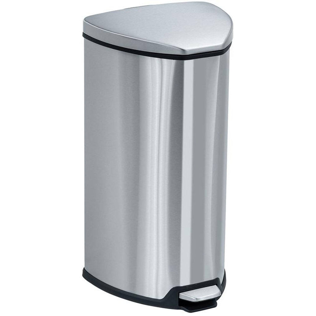 Stainless Steel Trash Can with Flip Lid and Foot Pedal K639