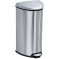 Stainless Steel Trash Can with Flip Lid and Foot Pedal K639