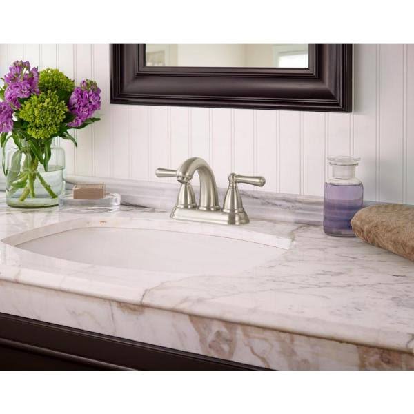 Brushed Nickel Bathroom Faucet E17807