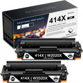 2-Pack Black High Yield 414X Toner Cartridge for HP Color Pro Printers T9377