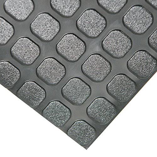 Black 2mm Rubber Flooring Rolls W443