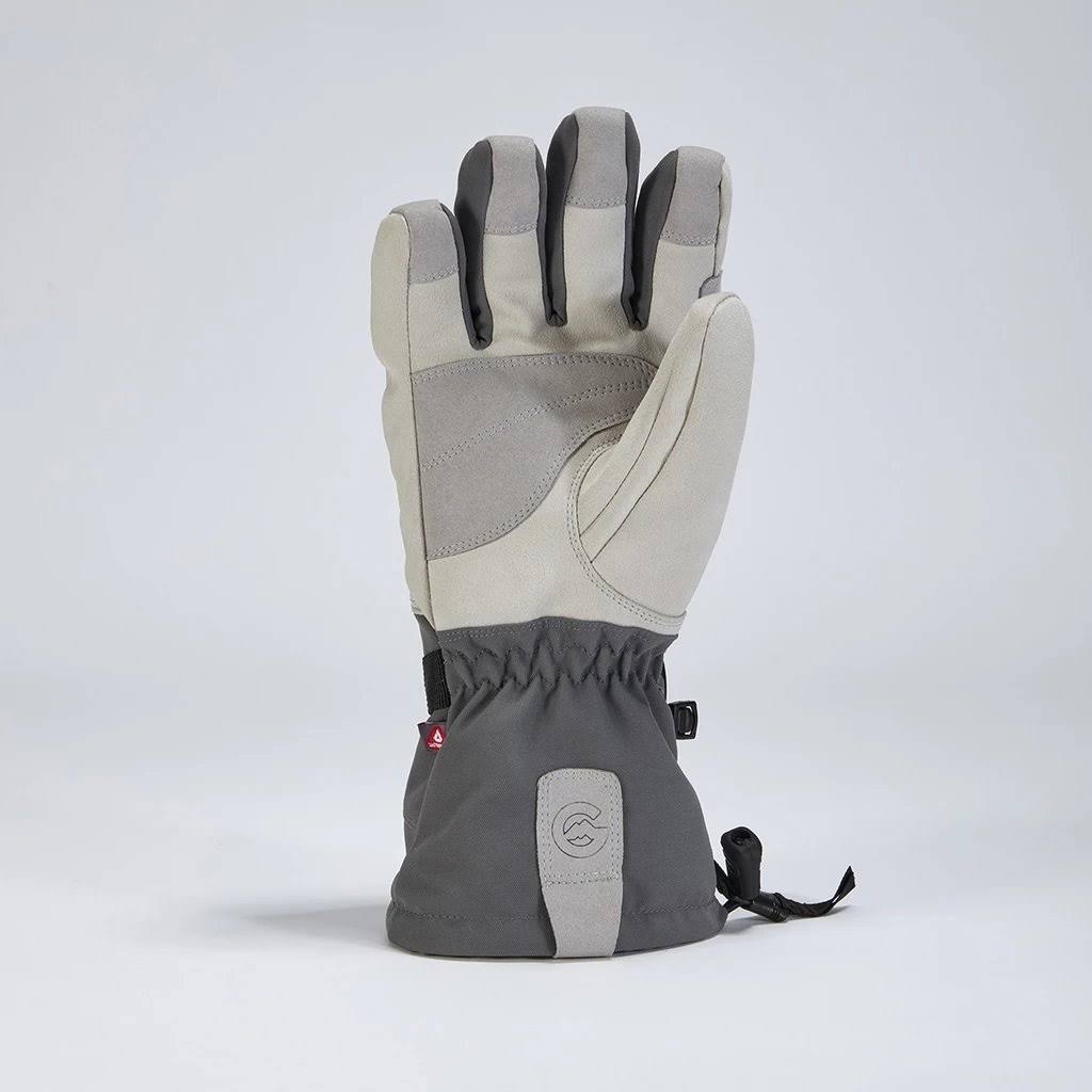 Light Grey Gunmetal Glove T5495