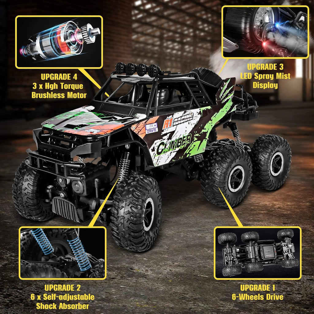 2.4Ghz 6x6 Off-Road Remote Control Monster Truck K1683